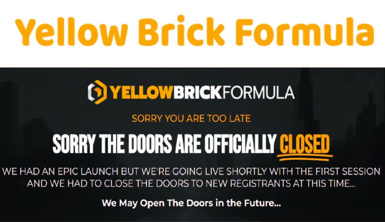 Yellow Brick Formula , 5 Day LIVE Masterclass information